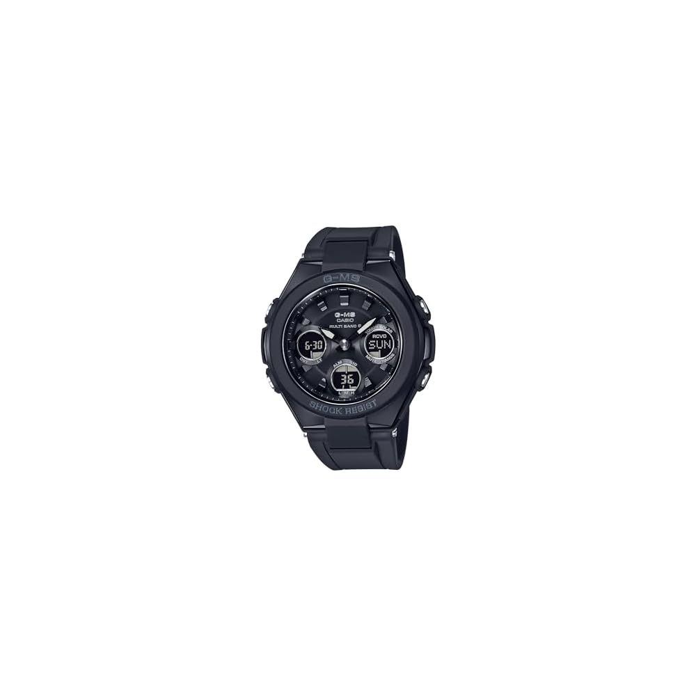 Casio G-MS Solar Radio Watch MSG-W100G-1AJF Women s Black Stainless Steel
