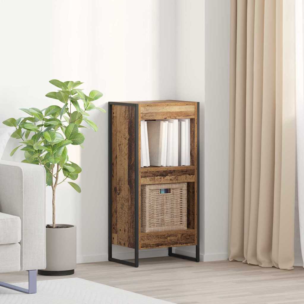 Bookshelf 40 X 30 X 86.5 Cm Engineered Wood Reclaimed Wood