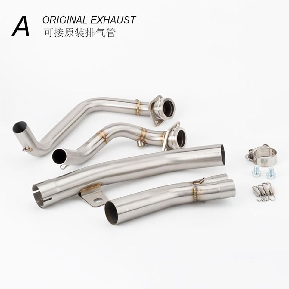 Motorcycle exhaust system For HONDA CRF1100 CRF1100L AFRICA TWIN  crf 1100l exhaust 2020-2025  crf1100 header link pipe A