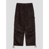8SECONDS Balloon Corduroy Elastic Pants Brown