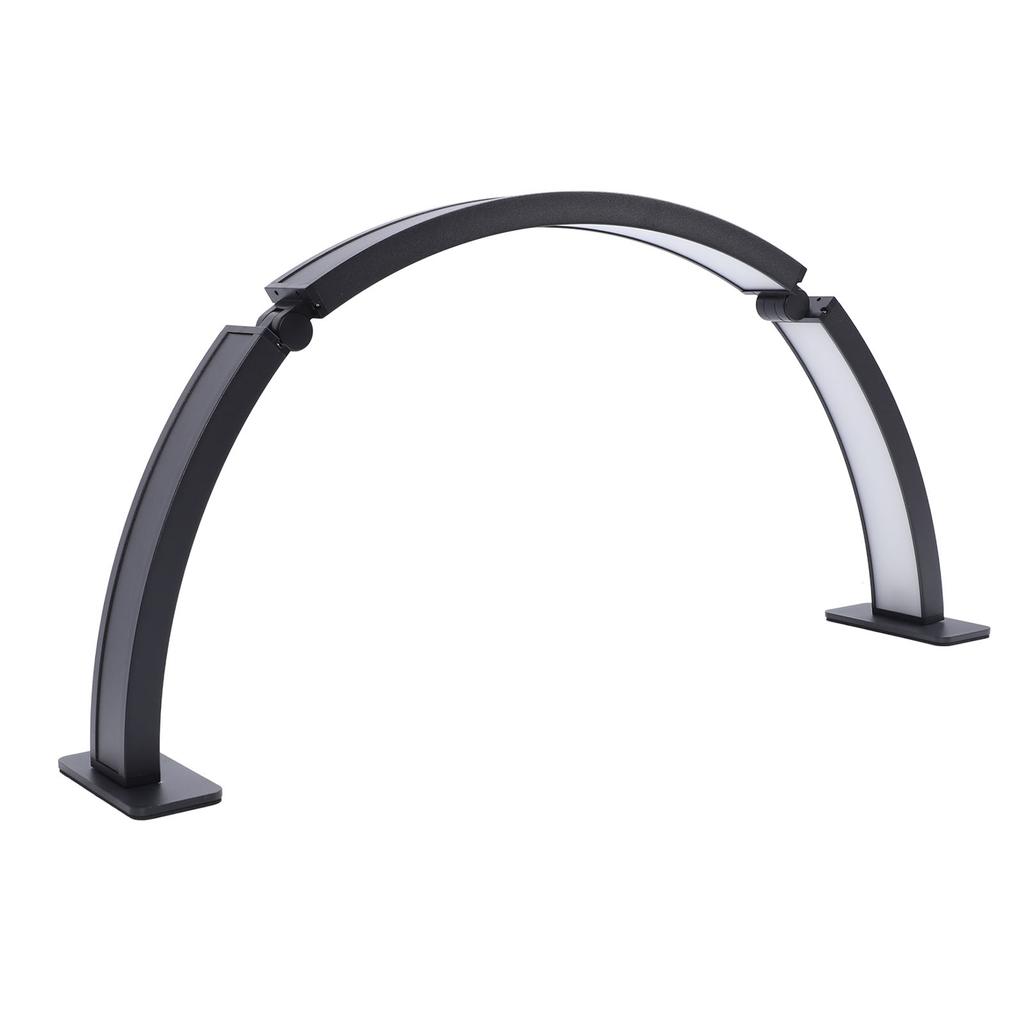 28in Foldable Half Moon Light 3000K‑6000K 2000LM LED Nail Beauty Lamp Tattoo Light for Beauty