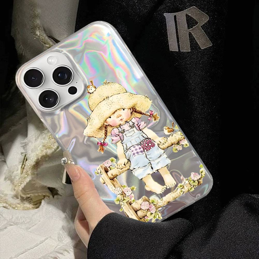 Sarah Kay Girls Cute Phone Case For IPhone 16 15 14 13 12 11 Pro Max Mini X Xs XR Transparent Case