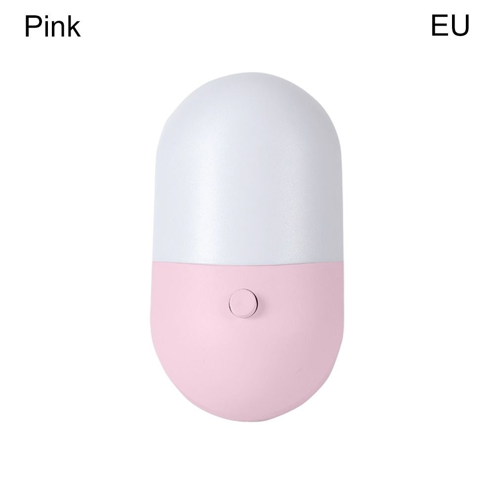 

Захист очей Світло для спальні Світлодіодний нічник з розеткою для коридору, що вмикається в розетку, енергозберігаючий, дитяче світло pink-EU