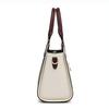 Elegant Zipper Satchel Bag, Trendy Large Capacity Handbag For Work, Fashion Double Handle Purse