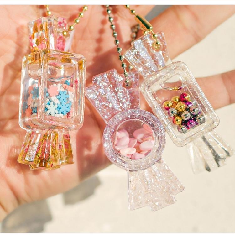 Silicone Resin Casting Molds Epoxy Quicksand Molds Resin Shaker Mold for Keychain Charm Jewelry Making Pendant Molds