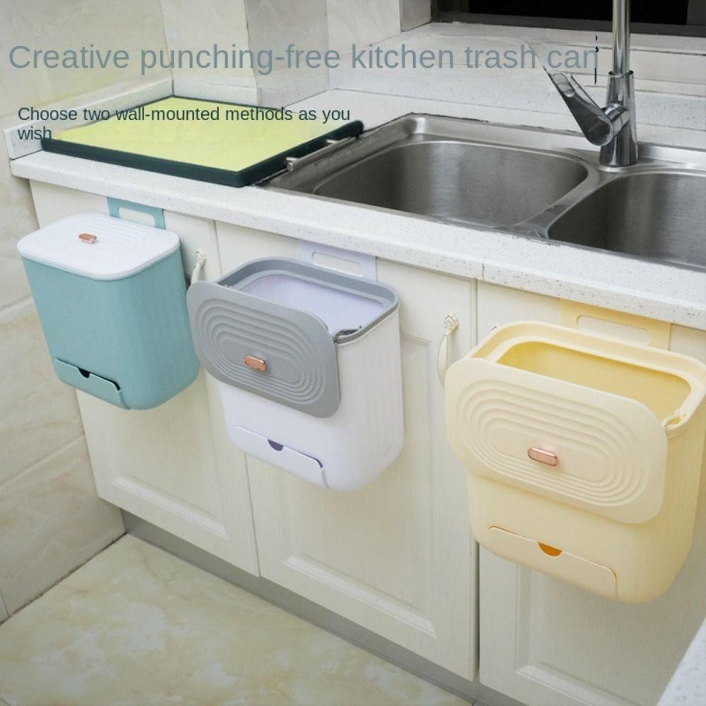 

Подвесной мусорный бак с крышкой, настенный мусорный бак, кухонный мусорный бак, шкаф под раковиной, отходы