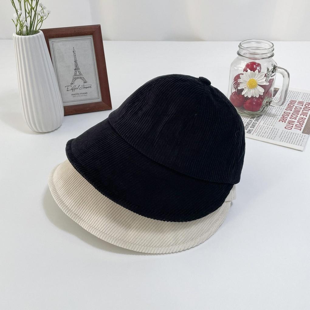 Women's and Men's Daily Corduroy Bonnet Bucket Hat