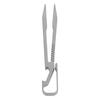 Small Tweezer Professional Ti Alloy Mini Keychain Tweezer EDC Tweezer Bottle Opener for Camping Travel Outdoor