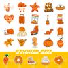50 pcs sheets of orange small fresh ins graffiti sticker suitcase laptop mobile phone sticker VSCO orange turtle