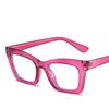 New Anti Blue Light Glasses for Women Fashionable Decoration Cat Eyes Eyeglass Retro Color Computer Eyewear Luxurious Design