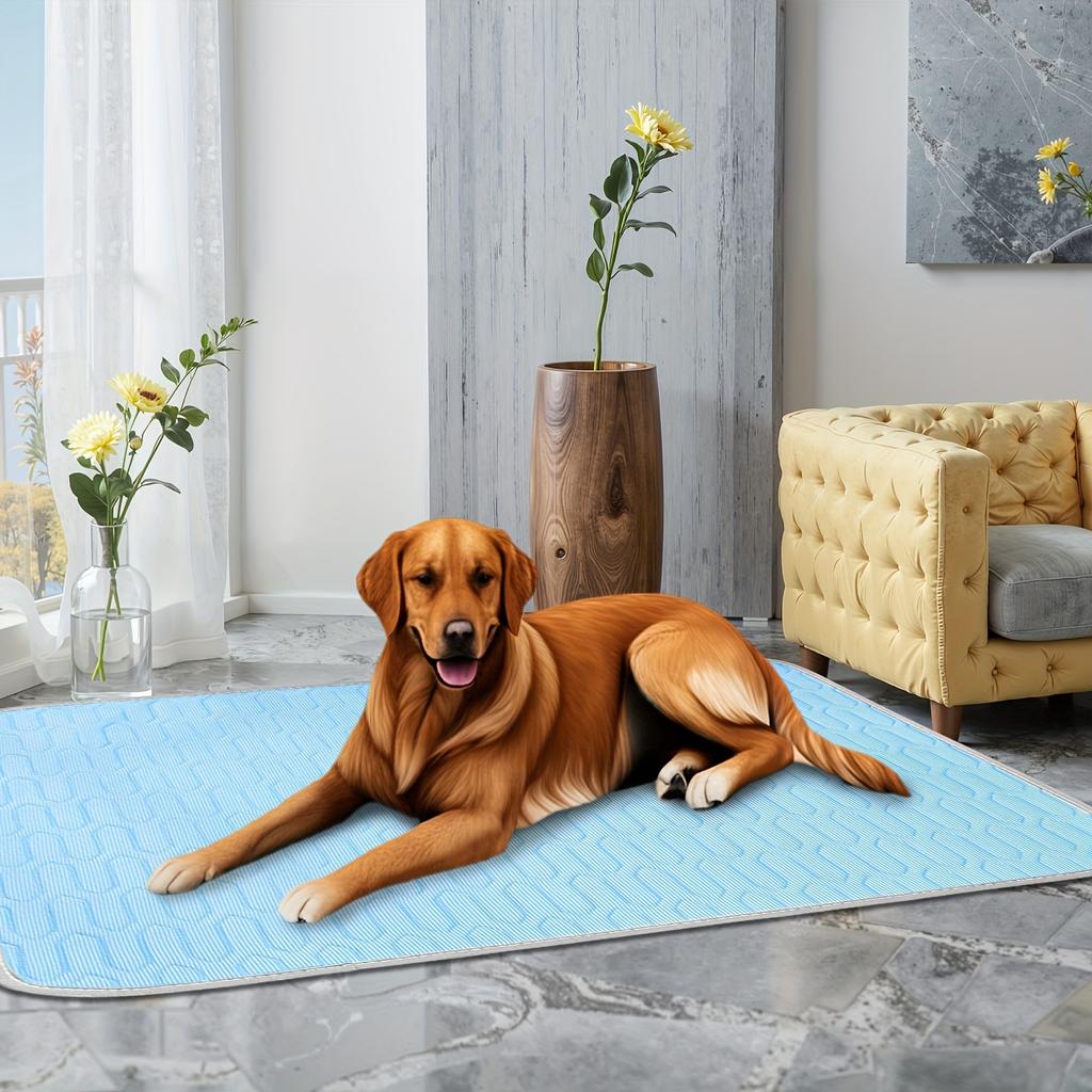 Summer Pet Cooling Mat Pad and Sleeping Pad Bed for Cat & Dog - Sweat Absorbent Surface - Keeps Your Pets Cool and Comfortable All Summer Long