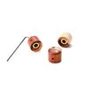 Ogdni Wooden Guitar Bass Dome Audio Volume Control Knobs for Electric Guitar or Precision Bass Knobs, Knobs, Knobs, (Brown)