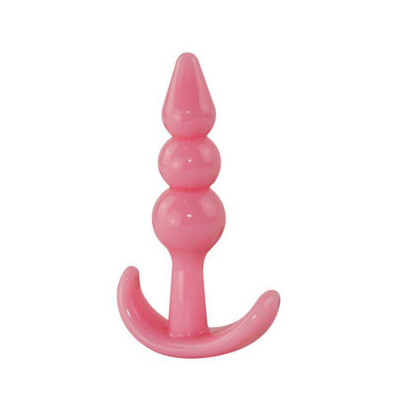 Soft Beaded Anal Plug Opener for Beginners - Unisex Anal Toy