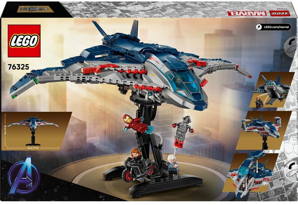 LEGO конструктор космический корабль, набор Marvel – Avengers: Age of Ultron Quinjet (76325)