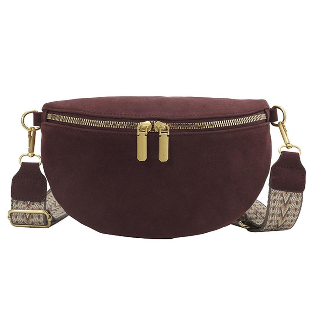 Casual Bag, Women's Fashionable Waist Bag, Simple and Stylish, Single-shoulder Crossbody Large Capacity Chest Bag