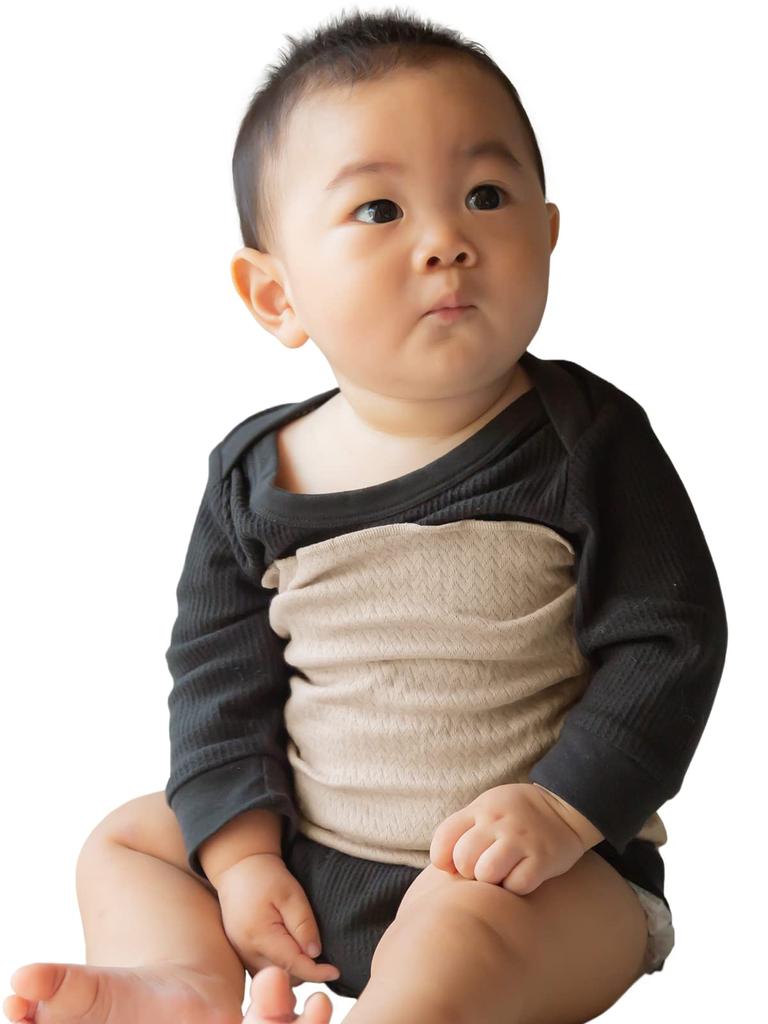 Set of 2 Belly Organic Dull Cold High For Made in Japan [SOWAN] Bands, Baby, Fluffy, 100% Cotton, Color, Protection, Stretchy, Babies, Children,