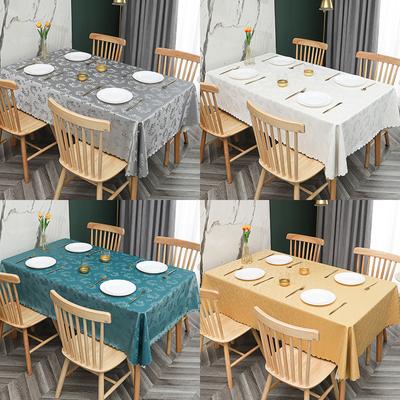 Rectangular Plastic Tablecloth Pvc Waterproof Antifouling Cover Outdoor Dining Table Cloth