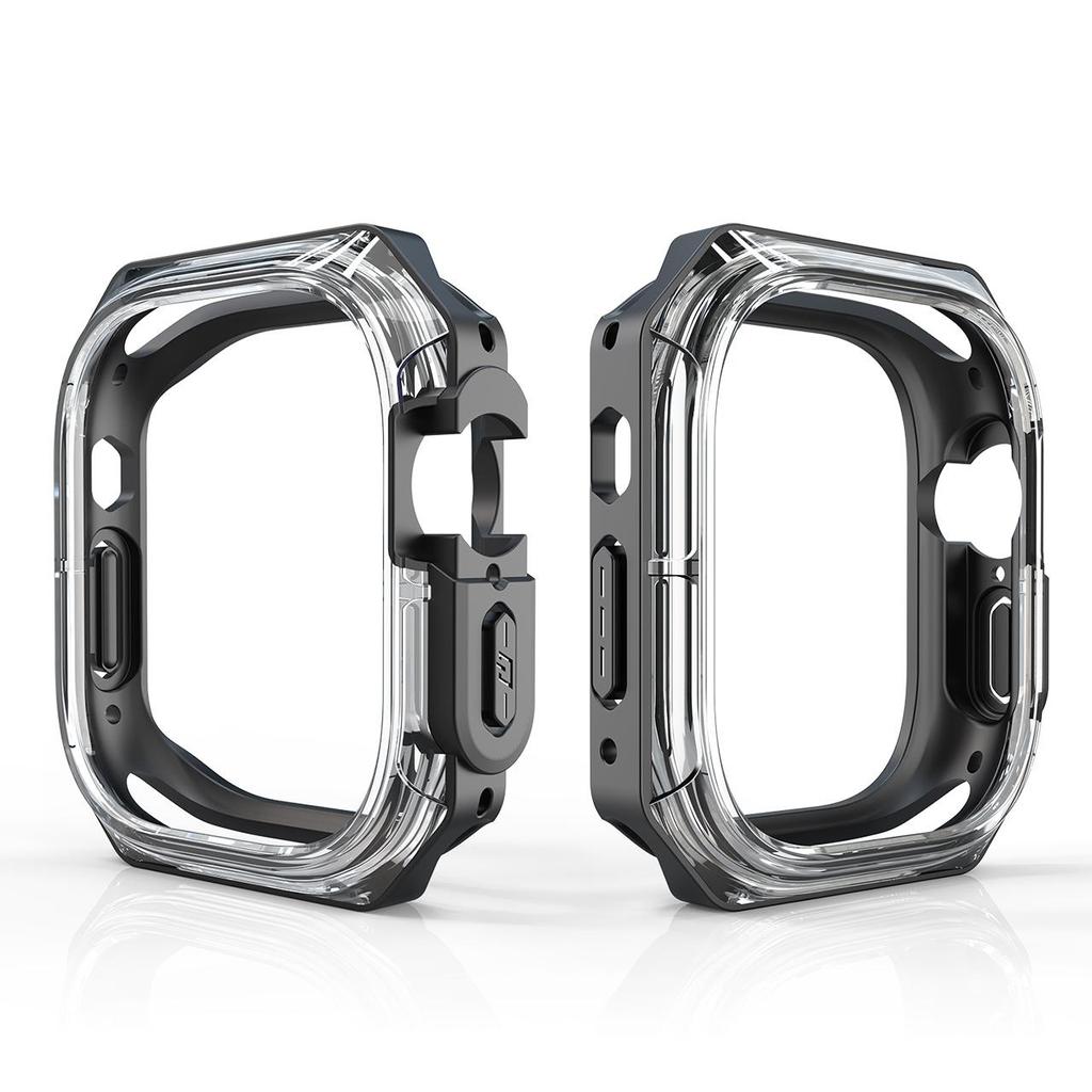 Cover for Apple Watch Case ultra 49mm 44mm 40mm 45mm 41mm accessories Screen protector TPU+PC Bumper iWatch series 9 8 7 SE 6 5
