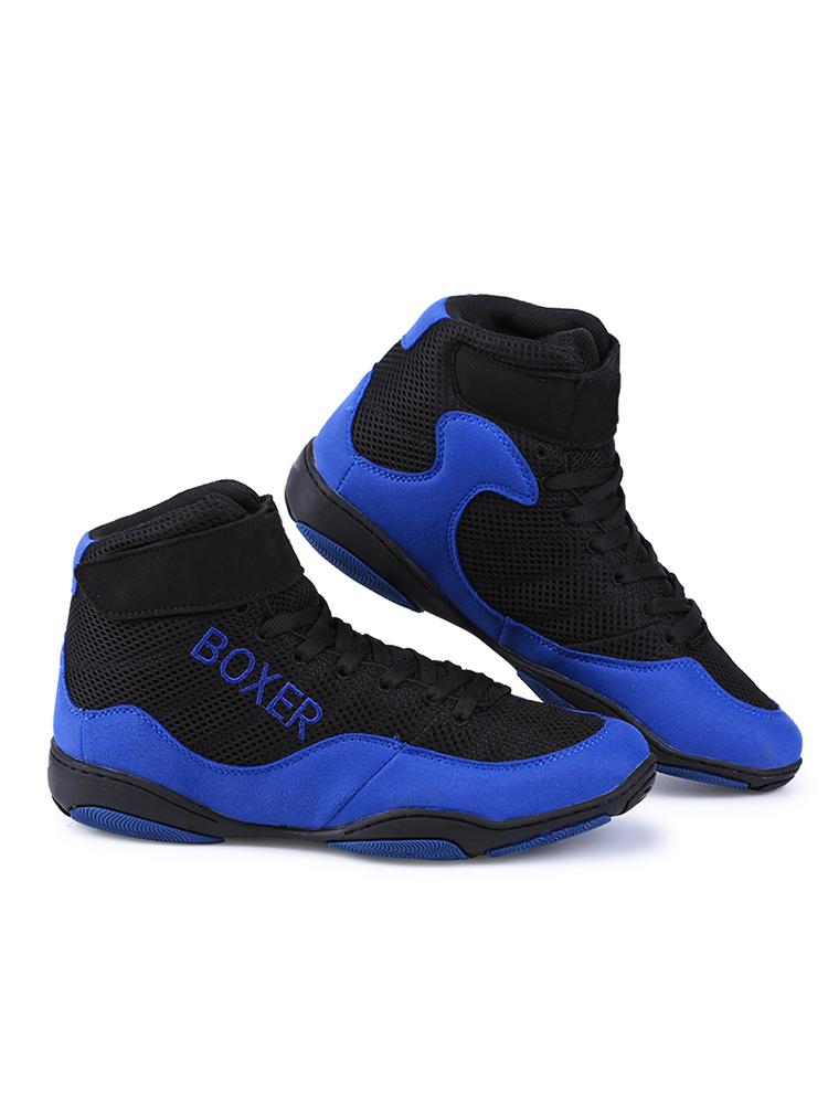 New Men Boxing Shoes Professional Training Fitness Comfortable Wrestling Shoes Fighting Breathable High Quality Boxing Boots