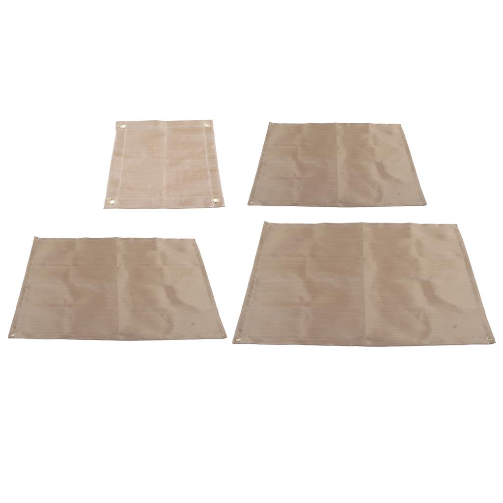 Fireproof Mat Fiberglass High Temperature Resistant Fire Pit Mat Outdoor Accessories for Barbecue Ca