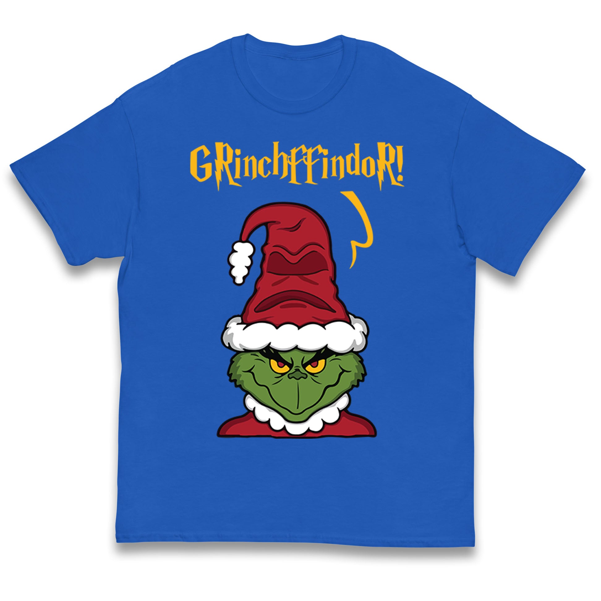 Christmas Grinch kids T Shirt Grinchffindor Harry Potter Hat Top 130