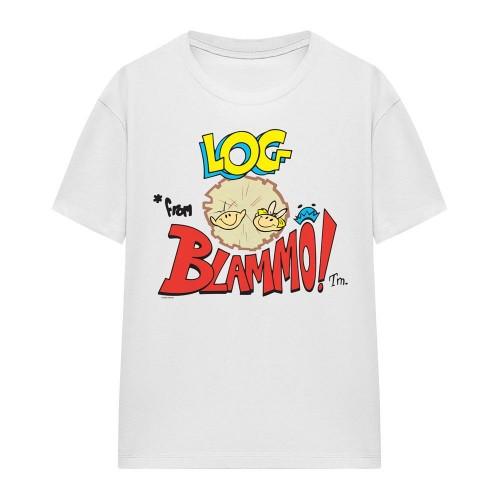Ren & Stimpy Unisex Adult Log From Blamo T-Shirt