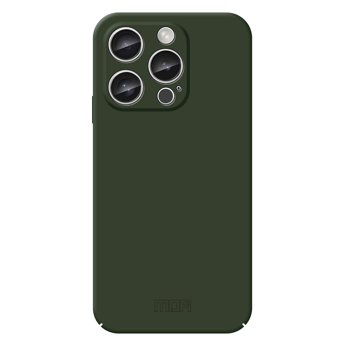 

MOFI JK Qin Series For iPhone 16 Pro Case TPU+Acrylic Phone Cover Skin Touch Feeling Green