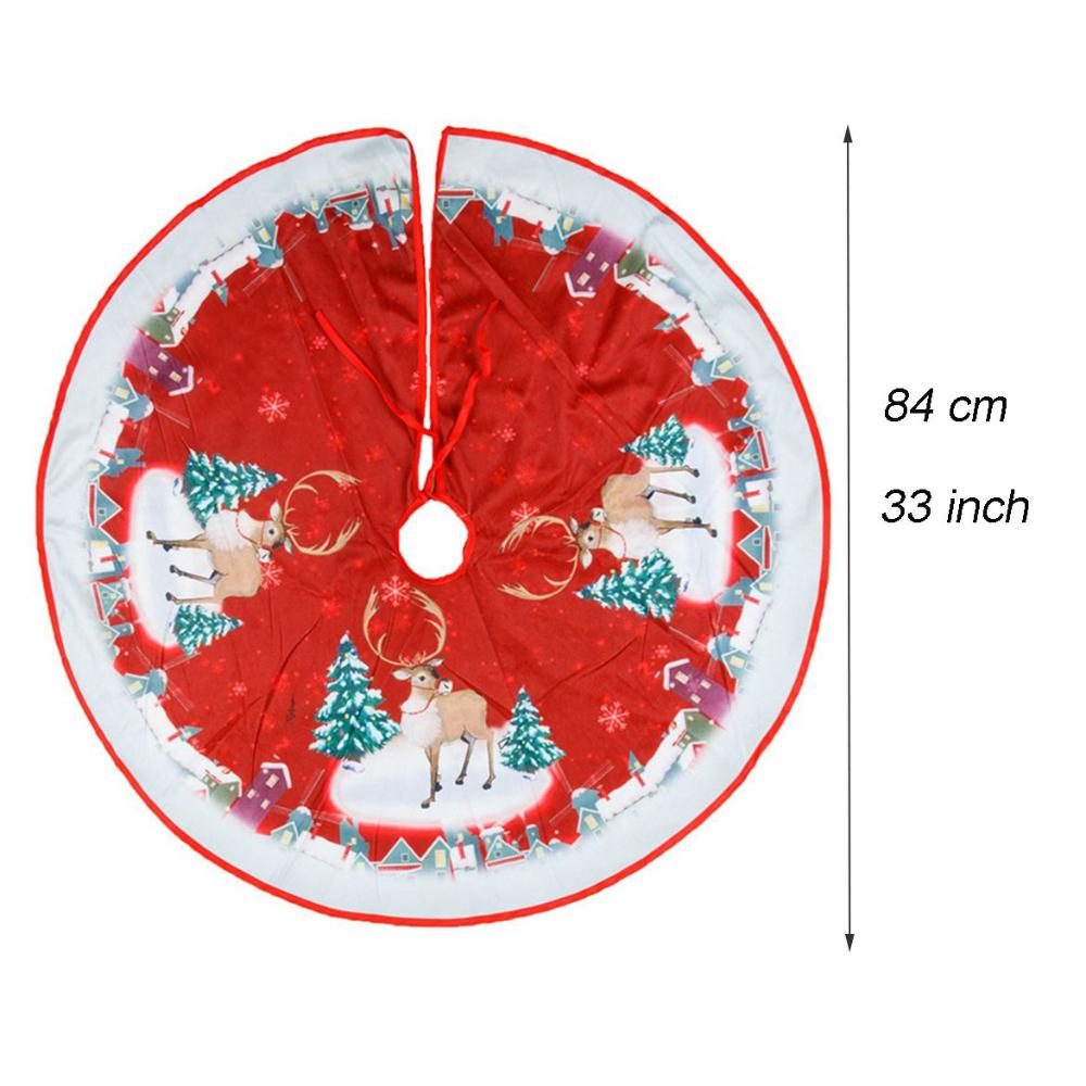 25-calowy Ornament Spódnicy Choinkowej Dekoracje Choinkowe Dekoracja Dolna Tkanina Spódnica Choinkowa Navidad Nowy Rok