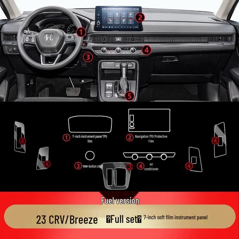 Honda Breeze Interior & Headlight Protective Film Kit