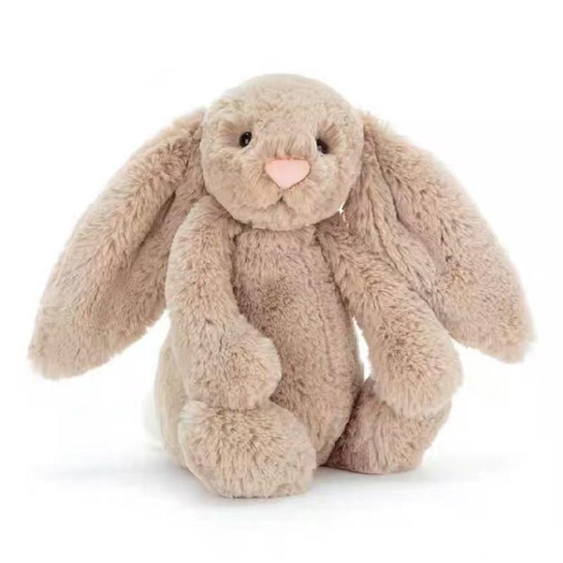

Кролик Зайчик Jellycat Плюшевые Игрушки Мягкая Кукла Для Детской Спальни Подарки Украшение коричневый