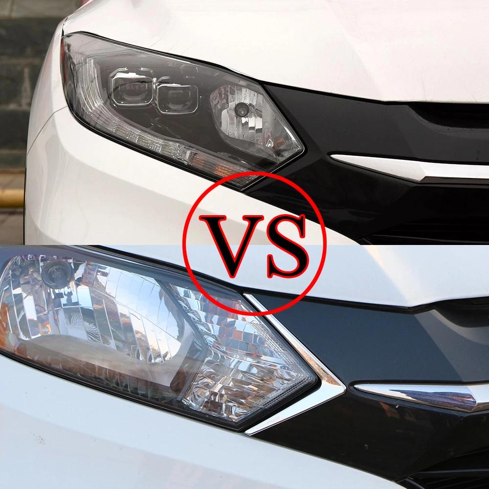 2 ks ABS chromové samolepky na trojúhelníkové kryty světel pro Honda HRV HR-V Vezel 2014 - 2022 Dekorační příslušenství