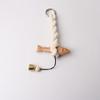 Weaving Taimingyu high-quality beech wood carving simulation fish wooden bell entrance fish pendant solid wood decoration gift