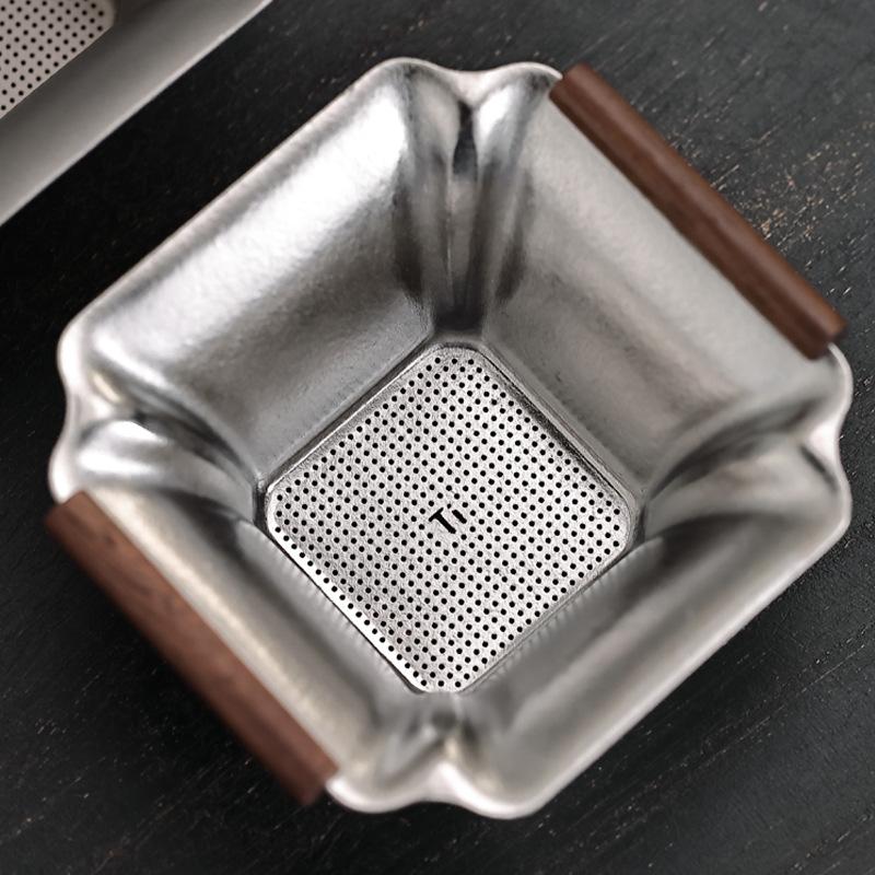 Titanium Tea Strainer Separator Tea Filter Household Practical Tea Set Accessories Health Hygiene and Safety