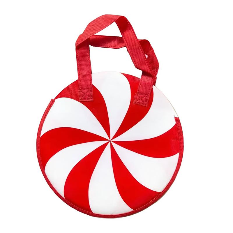 1/10PC Candy Cane-Shaped Birthdays Green & Red Striped Design Weddings Gift Bag Candy Cane Decorations 2 Colors