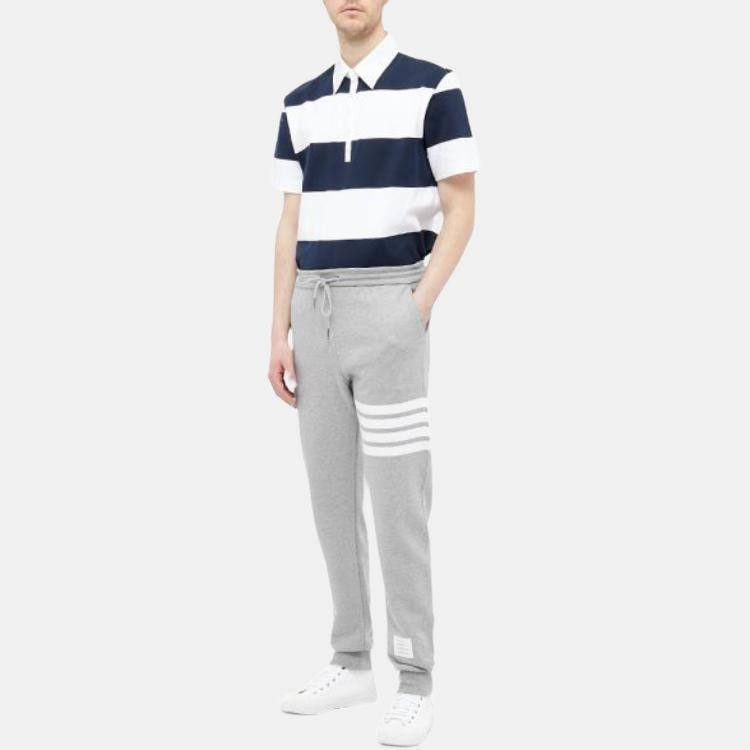 THOM BROWNE 4 Bar Striped Sweatpants Men's MJQ008H-00535-068