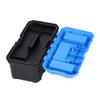 Tool Box PP Plastic Portable Hardware Parts Storage Case Double Layer Electrician Suitcase 381Small