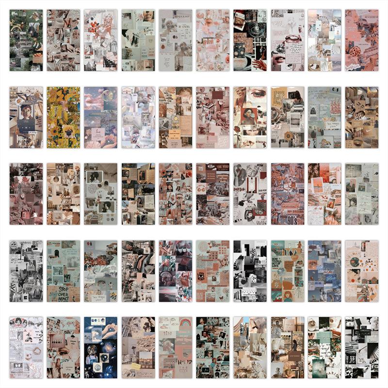 

104 девушки сердце мультфильм милые ноты граффити наклейки плоская чашка воды чехол для ноутбука DIY декоративные наклейки