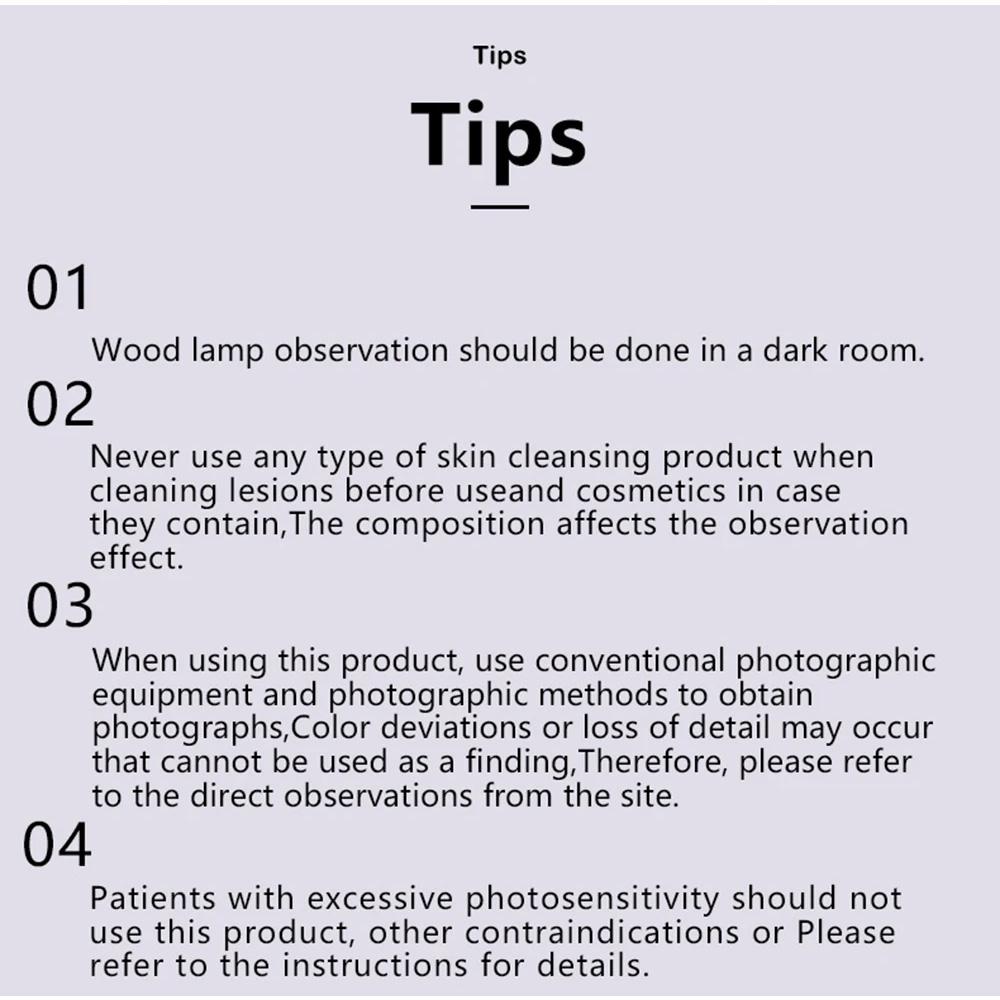 NEW UV Magnifying Woods Lamp Skin Analyzer Facial Beauty Testing Light for Skin Care Analysis Detection