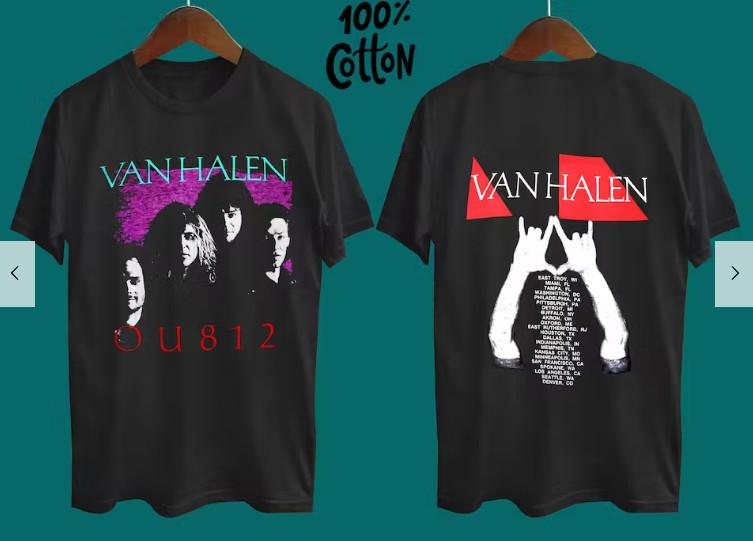 1988 Van Halen OU812 Tour T-Shirt XXXXL