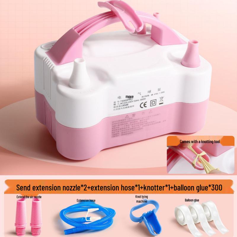 Automatic Electric Balloon Inflator Pump - Dual Mode: Manual & Electronic - Free Shipping