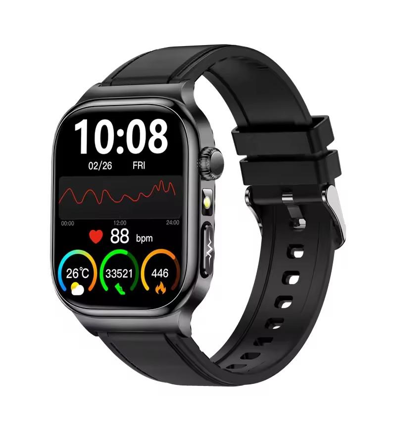 2025 Nursing Health Smart Watch Men ECG Heart Rate Blood Pressure Body Analysis Heart Rate Call Smartwatch