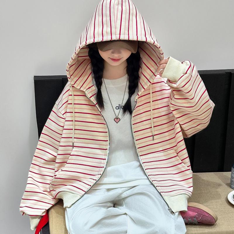 Girls Spring/Autumn Casual Academy Style Sports Cardigan 120 cm