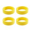 4Pcs Silicone Luggage Wheel Covers Noise Resistant Suitcase Caster Protector Anti-Wear Spinner Wheel Accessories