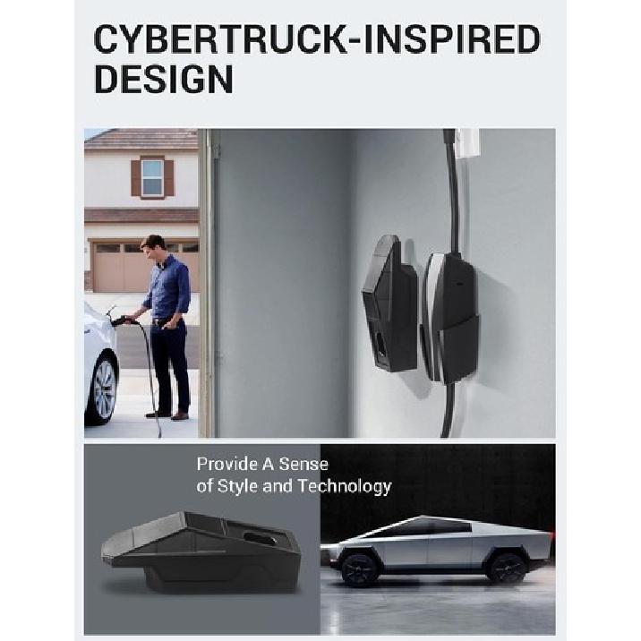 Charger Holder Wall Mount for Model Y/3/S/X, Charging Cable Organizer with Conne