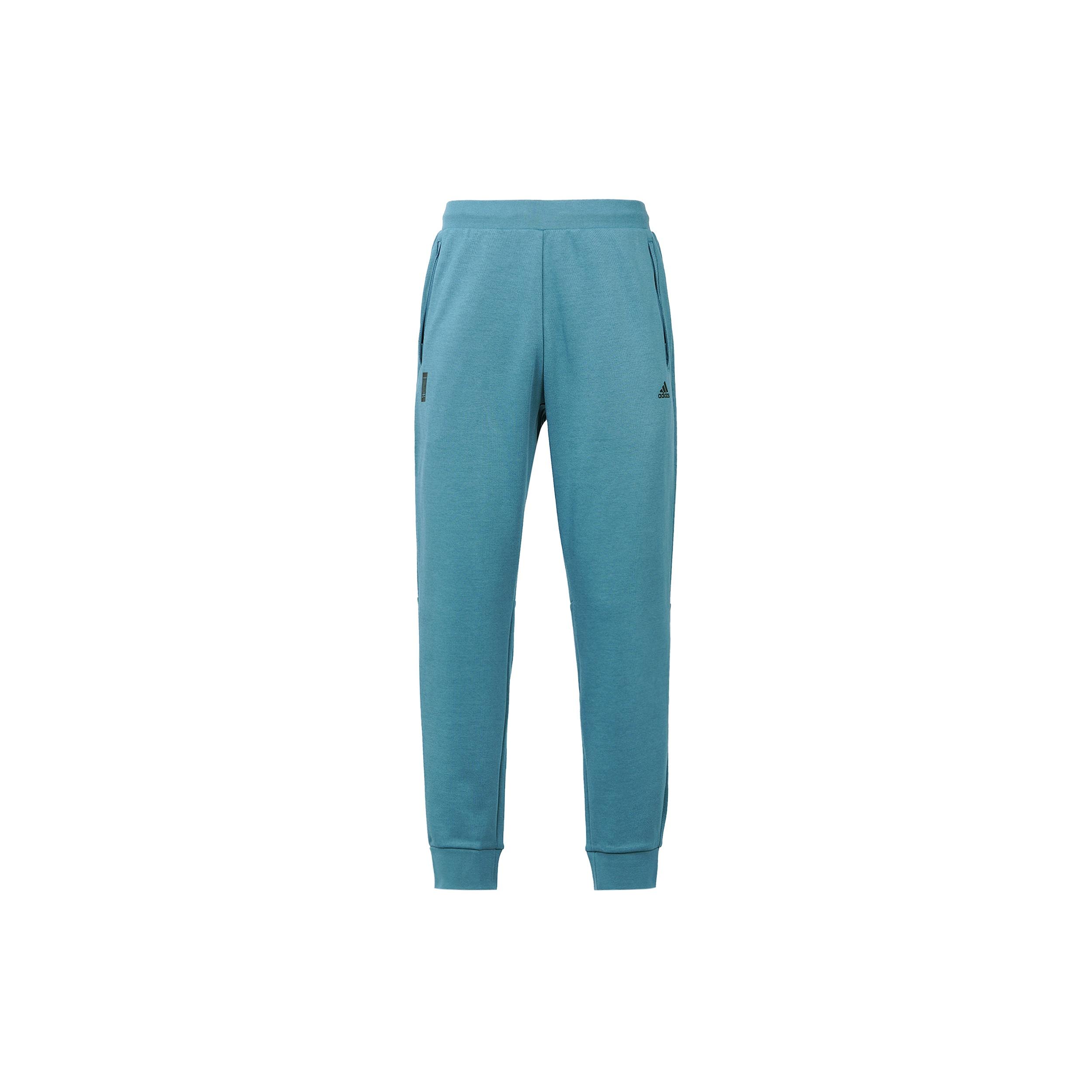 Men s adidas Wj Kn Reg Pnt Martial Arts Series Solid Color Running Sports Bundle Feet Long Pants/Trousers Blue H39292 L