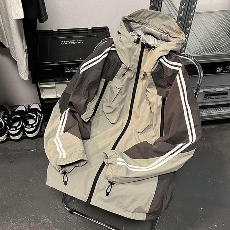 Streetwear Techwear Jacke Damen Windbreaker Vintage Anorak Harajuku Oversize Reißverschluss Mit Kapuze Koreanisch Bewertungen