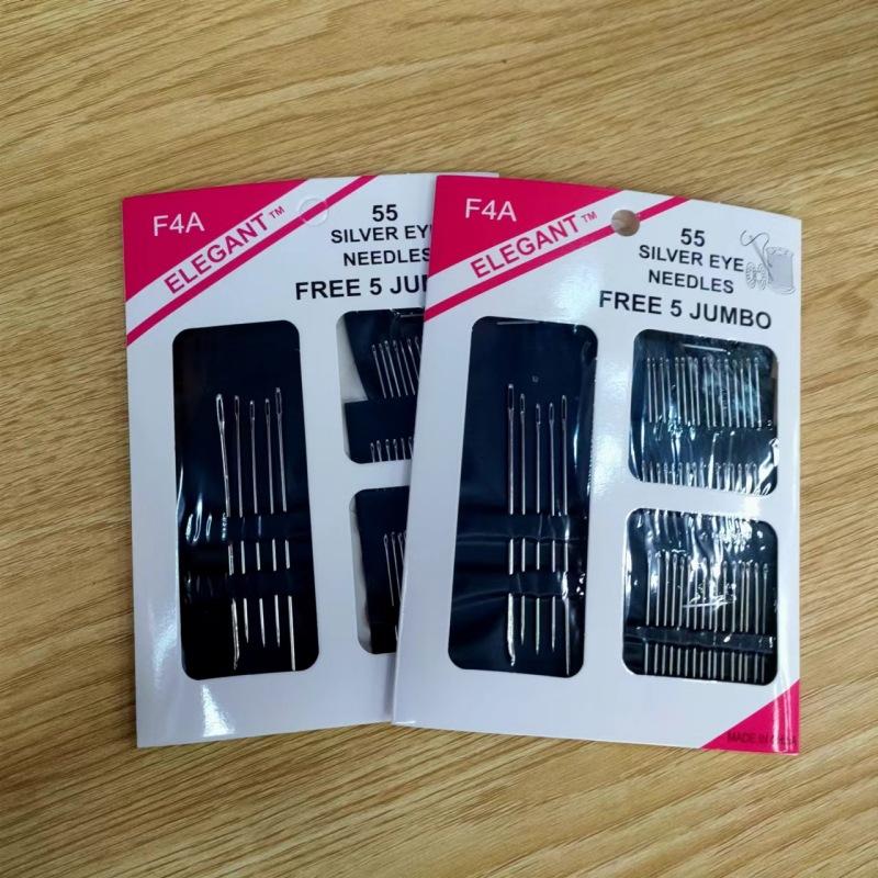 55pcs/lot Sewing Needless Set 15cm Stainless Steel  Needles for Leather  Pins