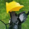 Mały uchwyt na telefon komórkowy do kasku motocyklisty i nawigacja rowerowa do telefonu komórkowego, wodoodporny parasol przeciwsłoneczny