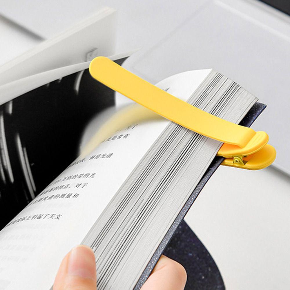 Pagination Mark Silicone Bookmark Duckbill Clip Book Clip Reading Bookmark  Reading Lovers