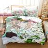 Violet Evergarden Beding Set Single Twin Ful Quen King-Sized Dimensionsd Dimensions Bed Linen Set Aldult Kid Bedrom Duvetcover Sets 3D Anime Bed Shet